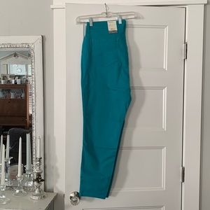 Macy’s Style & Co. New with tags Turquoise skinny jeans